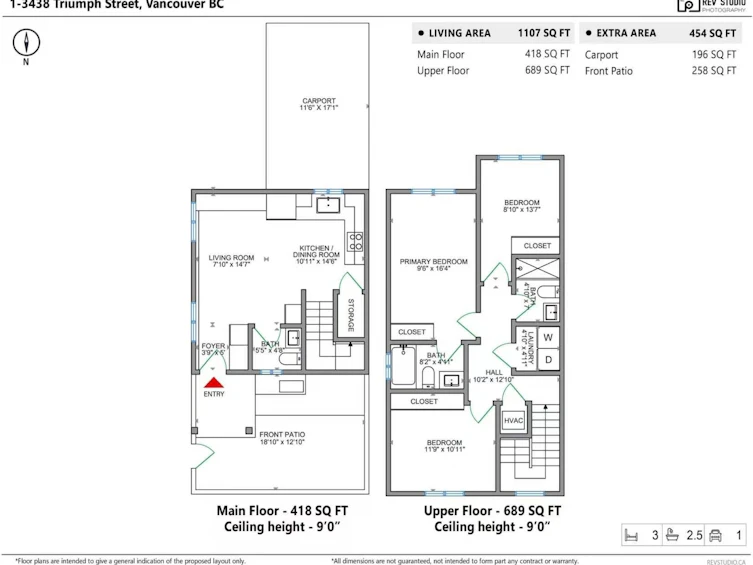 1-3438 Triumph Street, Vancouver, BC, V5K 1T8 - 30
