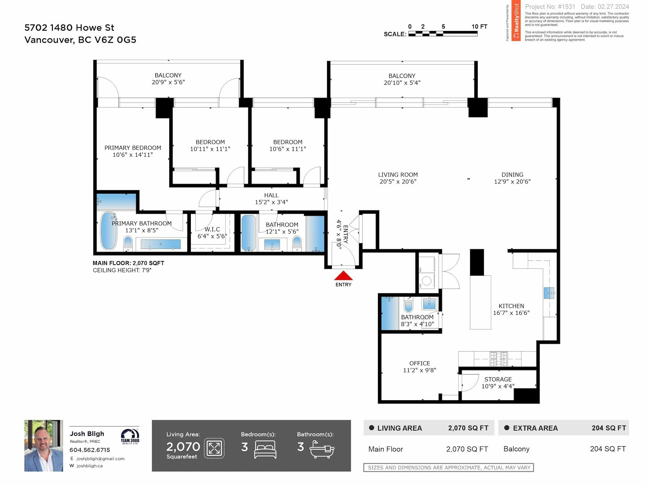 5702-1480 Howe Street, Vancouver, BC, V6Z 0G5 - 29