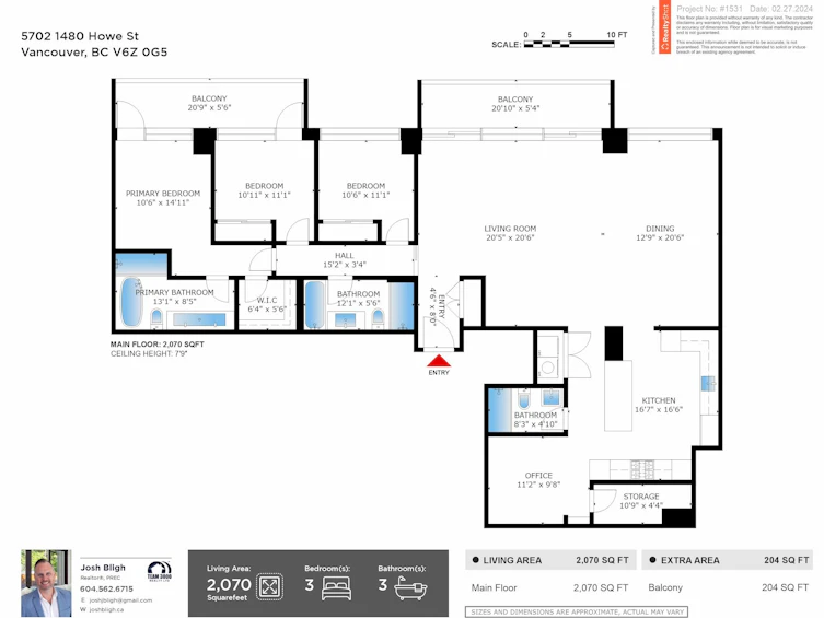 5702-1480 Howe Street, Vancouver, BC, V6Z 0G5 - 29