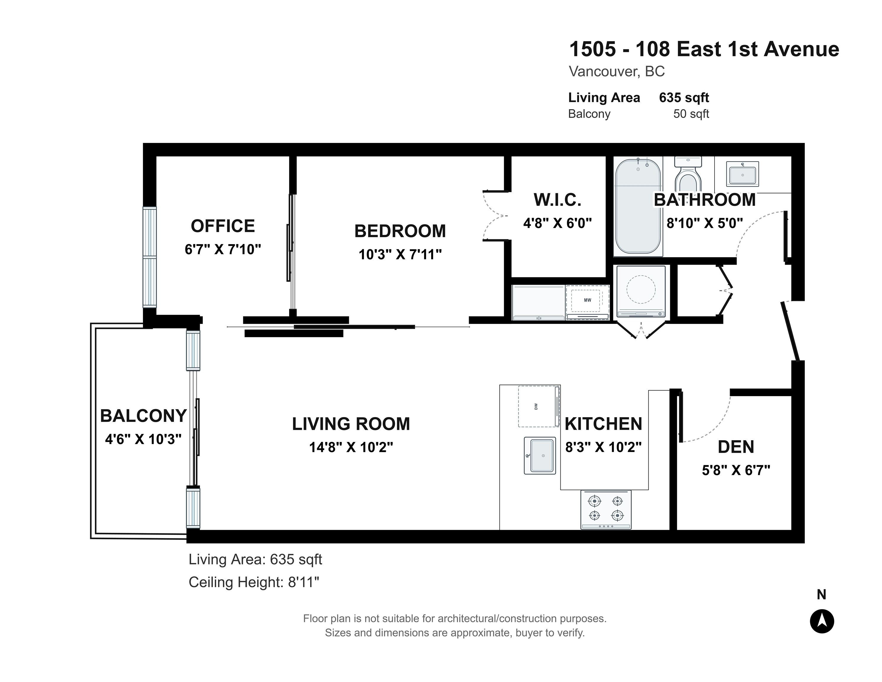 1505-108 E 1st Avenue, Vancouver, BC, V5T 0E4 - 28