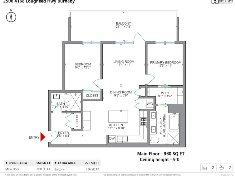 2506-4168 Lougheed Highway, Burnaby, BC, V5C 0N9 - 9