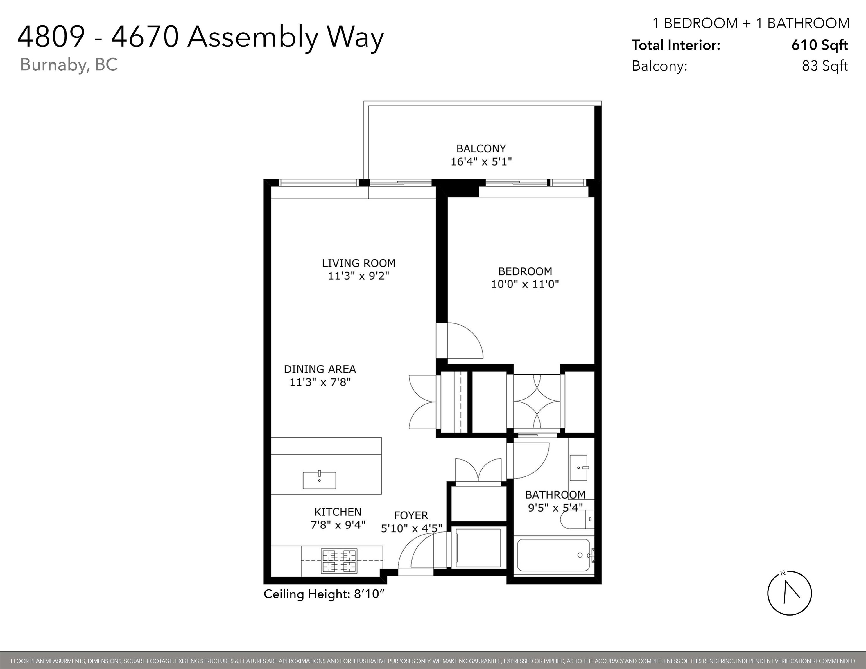 4809-4670 Assembly Way, Burnaby, BC, V5H 0H3 - 11