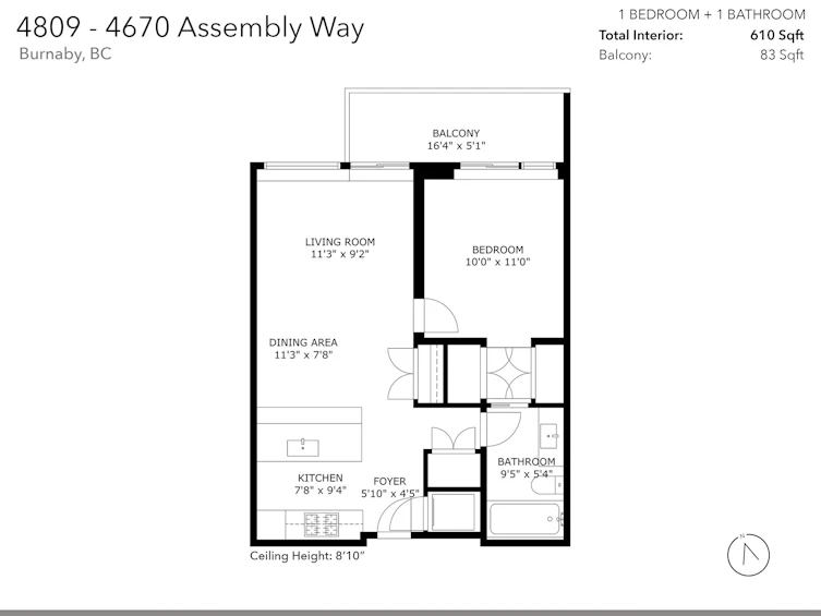 4809-4670 Assembly Way, Burnaby, BC, V5H 0H3 - 11