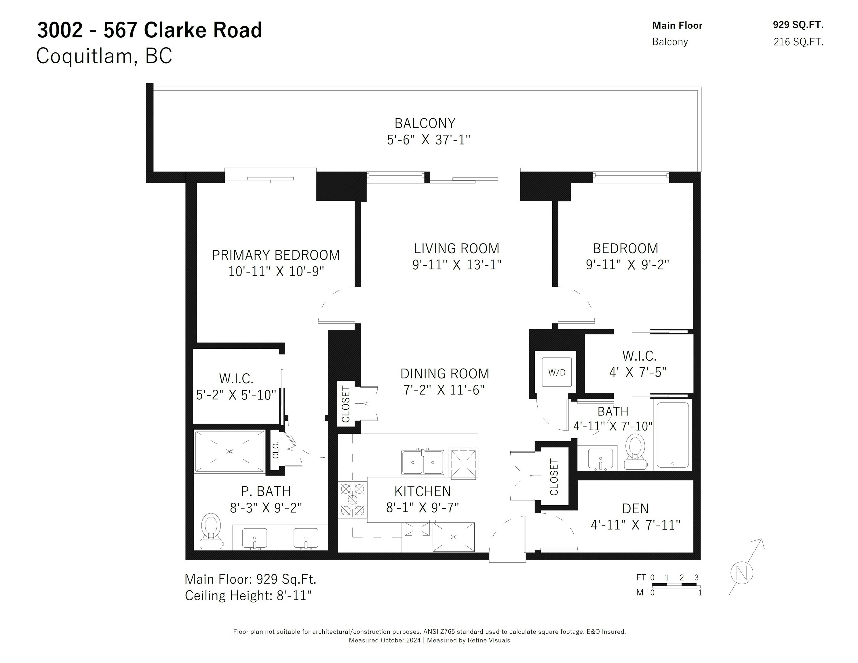 3002-567 Clarke Road, Coquitlam, BC, V3J 0K7 - 21