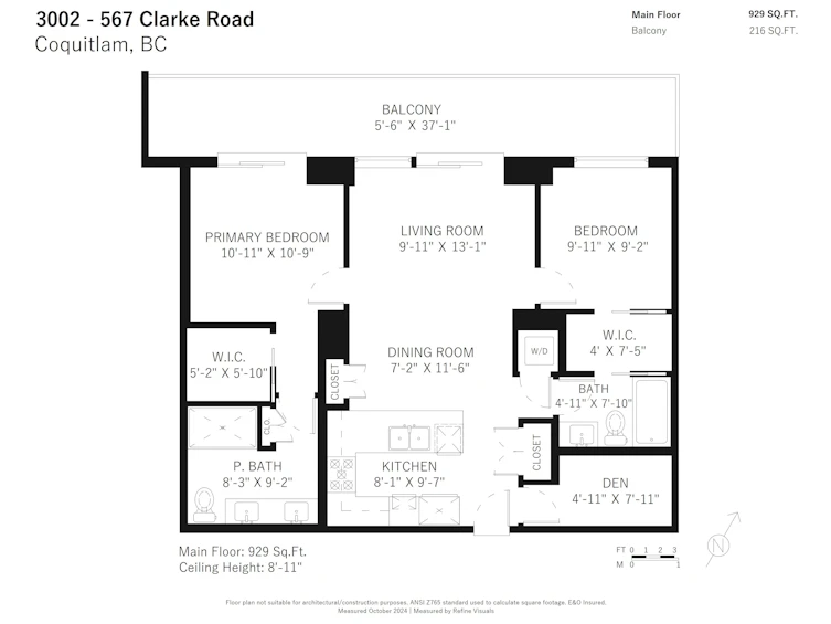 3002-567 Clarke Road, Coquitlam, BC, V3J 0K7 - 21