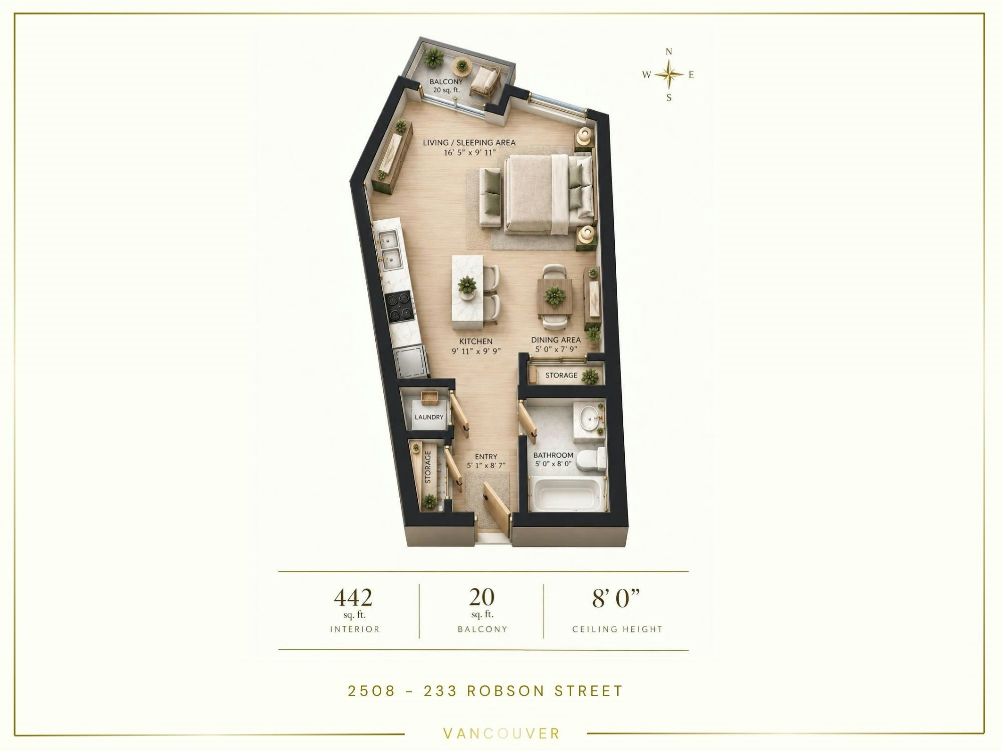 2508-233 Robson Street, Vancouver, BC, V6B 0E8 - 9