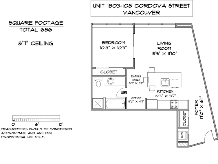 1803-108 W Cordova Street, Vancouver, BC, V6B 0G5 - 30