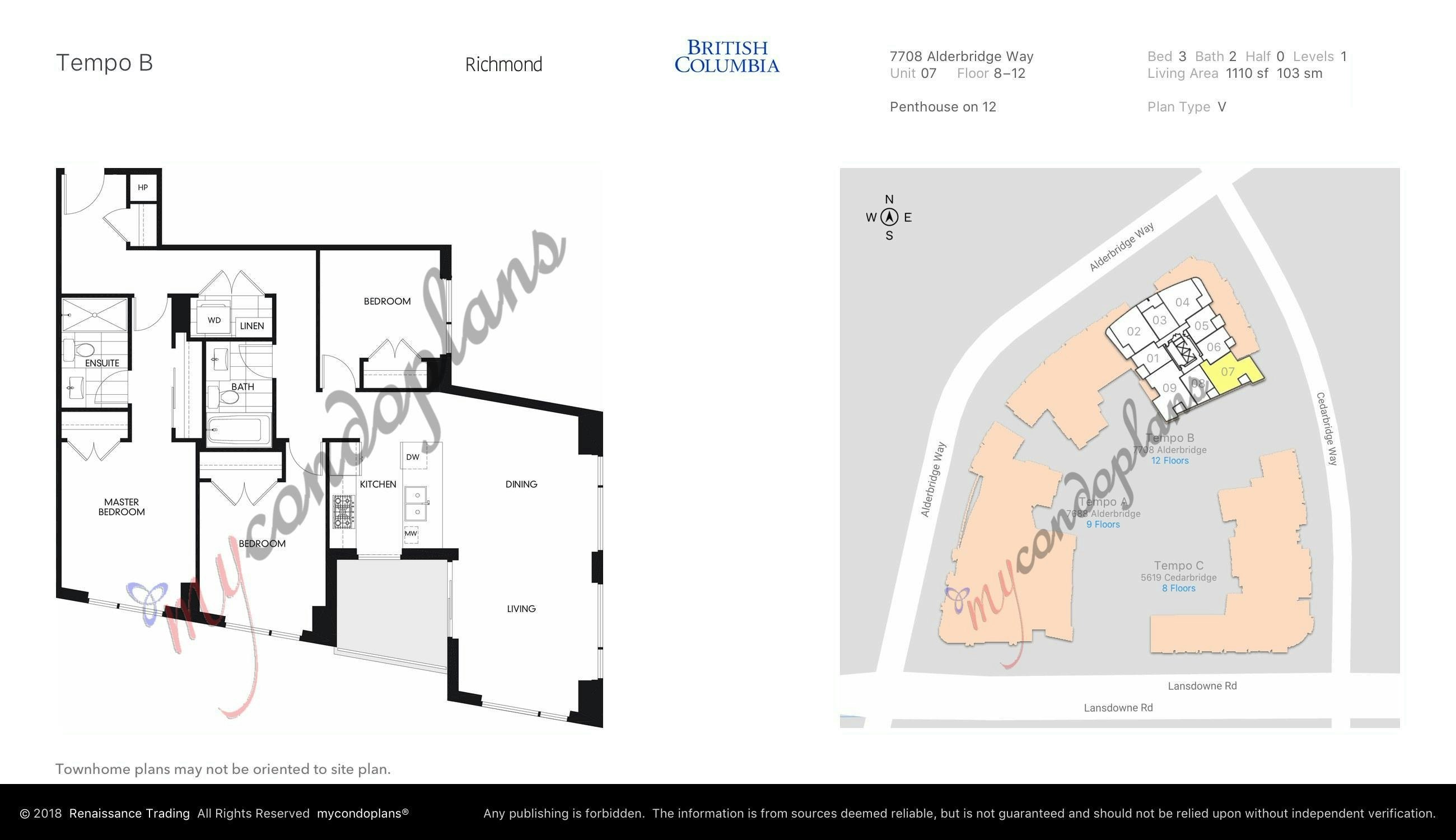 1107-7708 Alderbridge Way, Richmond, BC, V6X 0P9 - 17