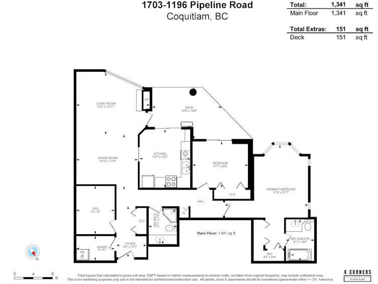 1703-1196 Pipeline Road, Coquitlam, BC, V3B 7Z6 - 18