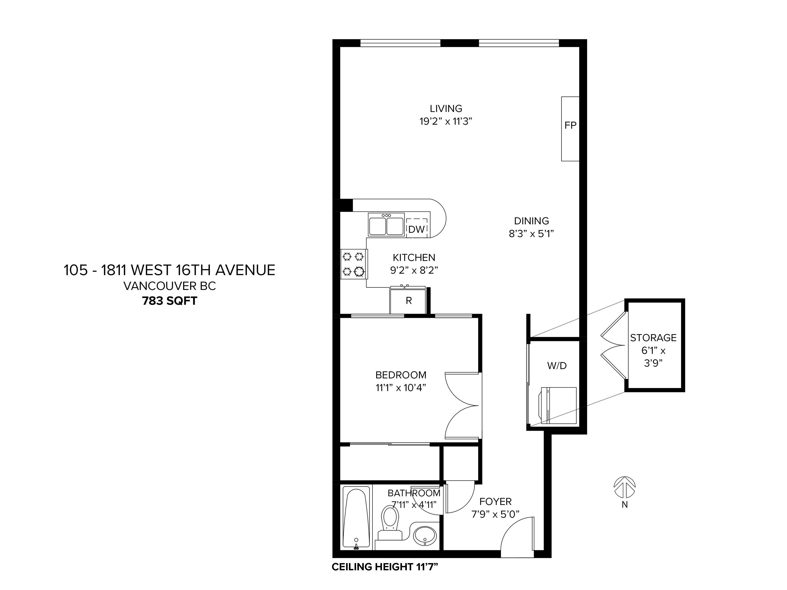 105-1811 W 16 Avenue - 2