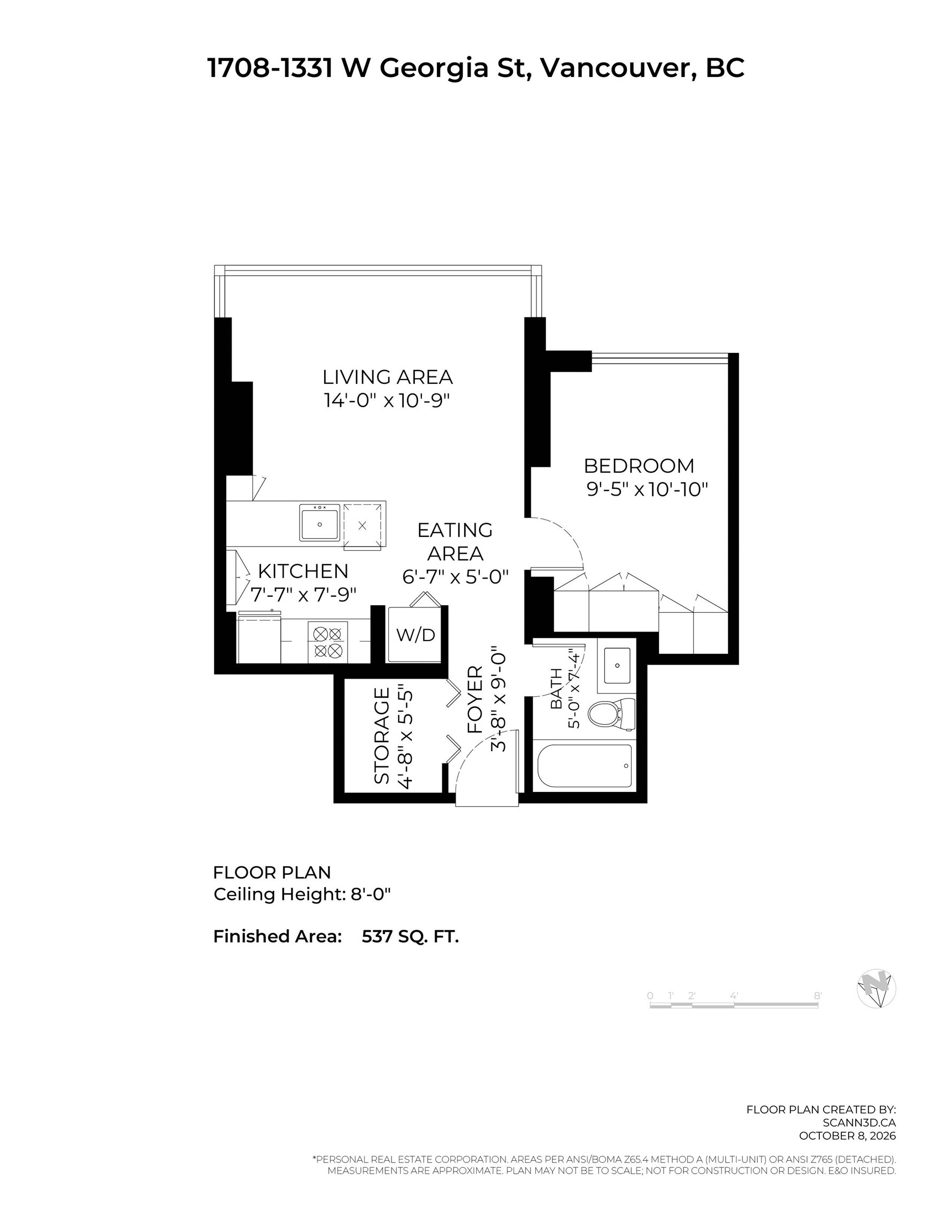 1708-1331 W Georgia Street, Vancouver, BC, V6E 4P1 - 36