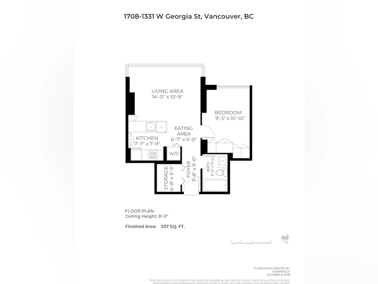 1708-1331 W Georgia Street, Vancouver, BC, V6E 4P1 - 36