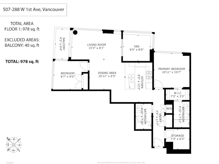 507-288 W 1st Avenue, Vancouver, BC, V5Y 0E9 - 30