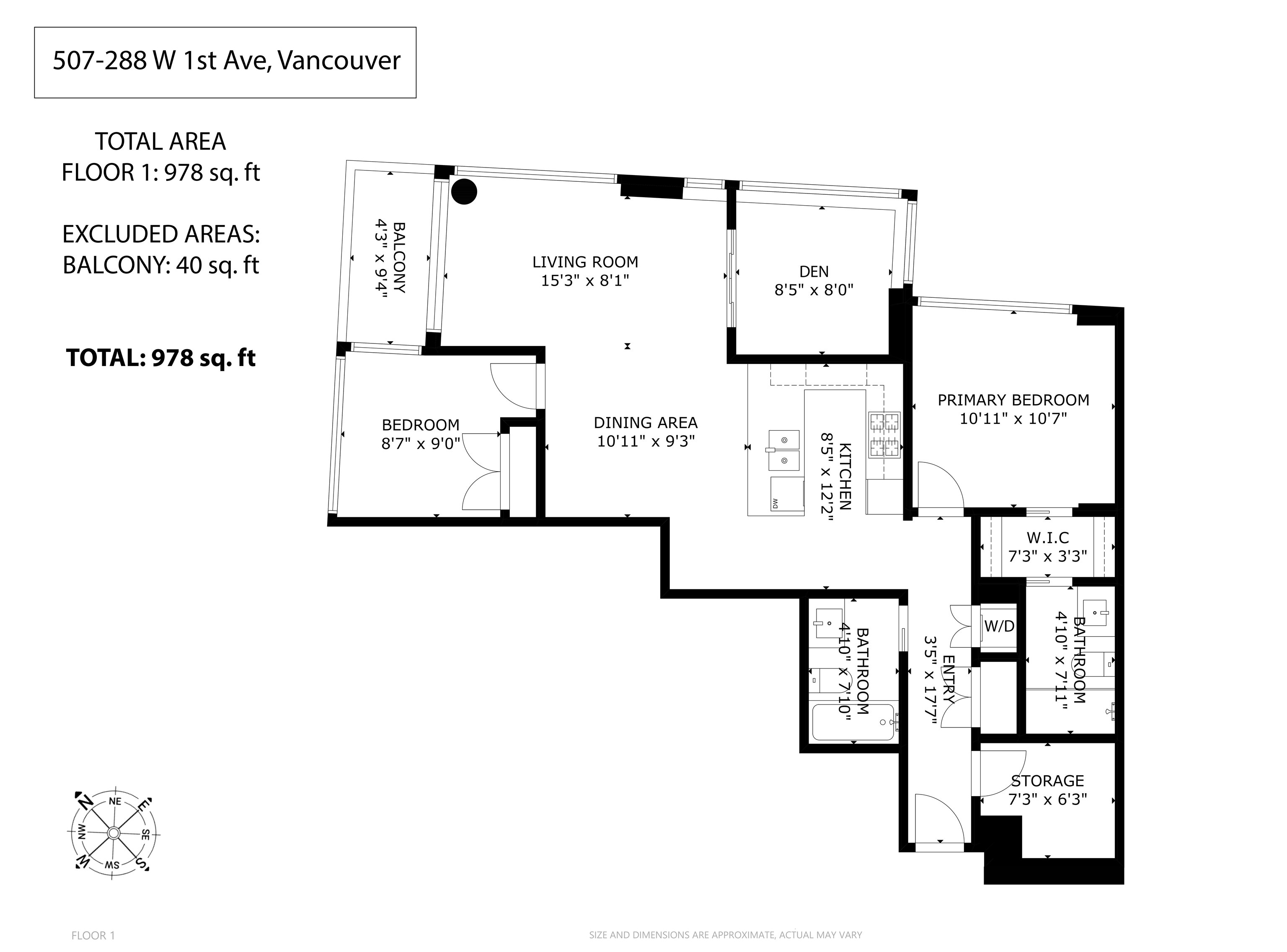 507-288 W 1st Avenue, Vancouver, BC, V5Y 0E9 - 40