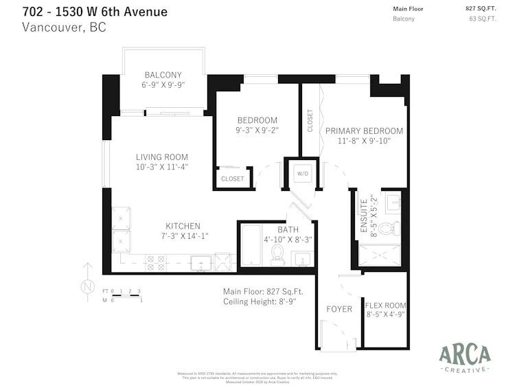 702-1530 W 6th Avenue, Vancouver, BC, V6J 0J9 - 34