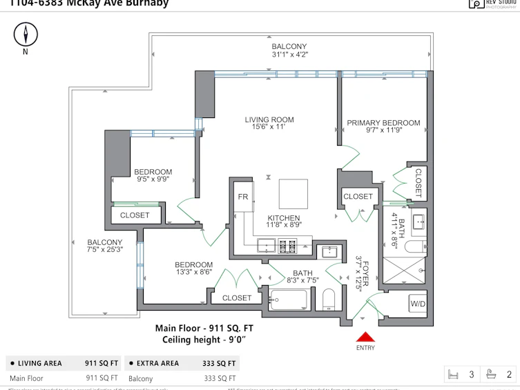 1104-6383 Mckay Avenue, Burnaby, BC, V5H 0H8 - 2
