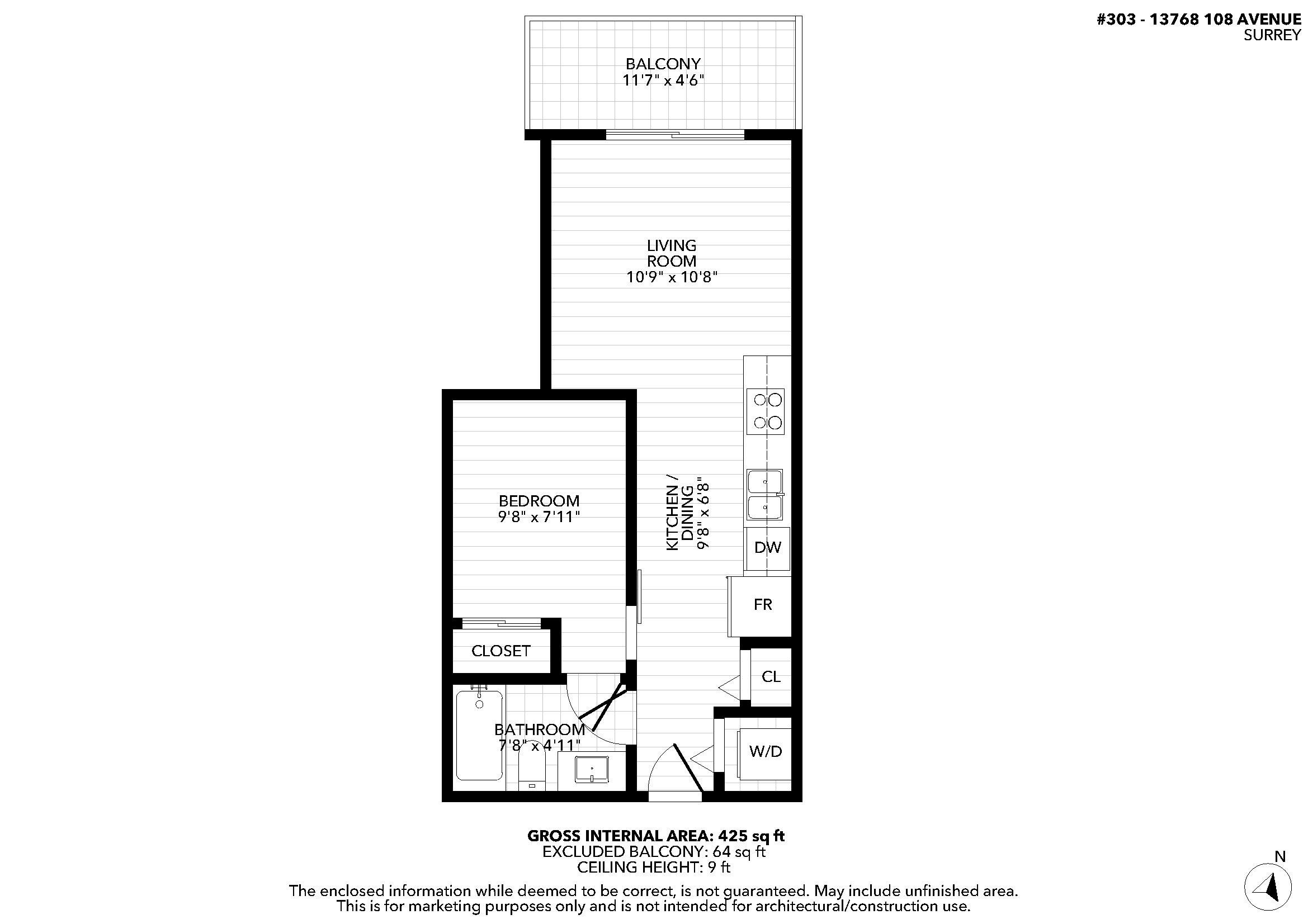 303-13768 108 Avenue, Surrey, BC, V3T 0L9 - 40