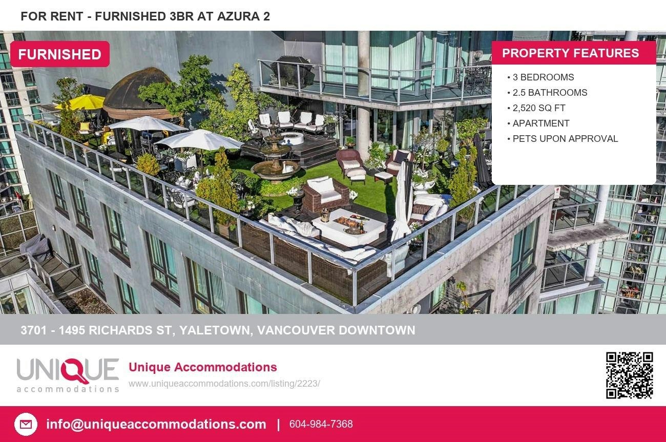 3701-1495 Richards, Vancouver, BC, V6Z 3E3
