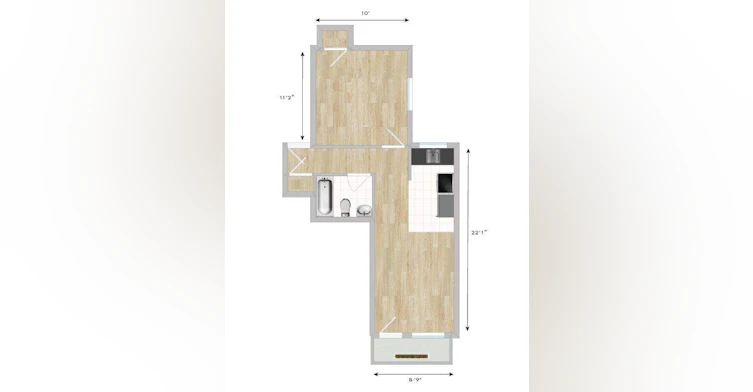 405-4301 Rue De La Roche, Montréal, QC, H2J 3H8 - 2
