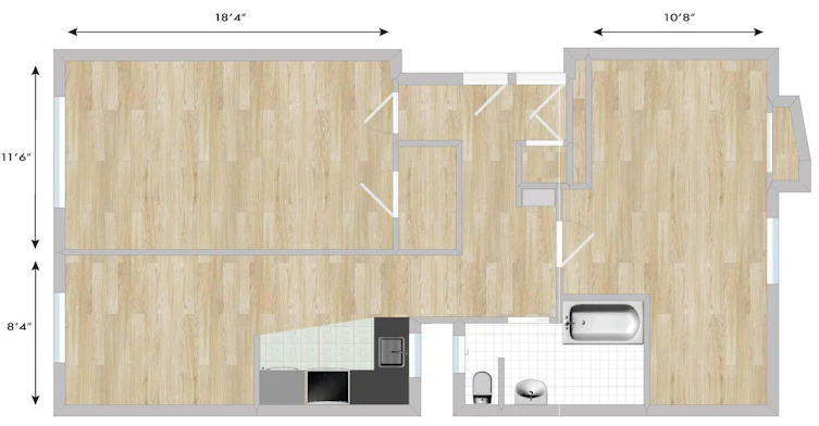 16B-3465 Rue Stanley, Montréal, QC, H3A 1S2 - 2