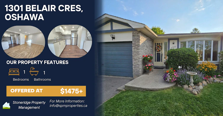 Lower Unit-1301 Belair Crescent, Oshawa, ON, L1K 1G9