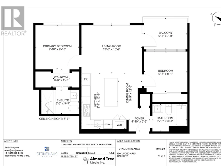 1302-1632 Lions Gate Lane, North Vancouver, BC, V7P 0E2 - 34