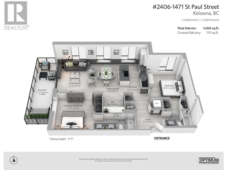 2406-1471 St. Paul Street, Kelowna, BC, V1Y 0K7 - 24