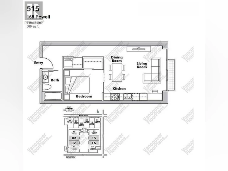 515-168 Powell Street, Vancouver, BC, V6A 0B2 - 36