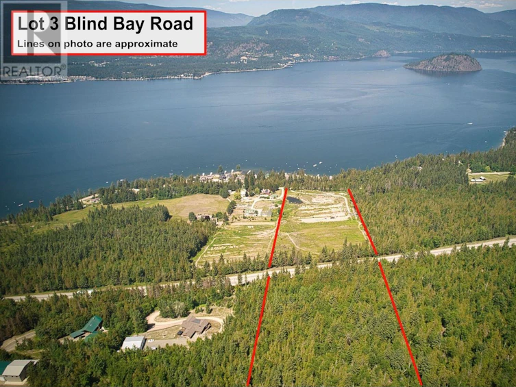 Lot 3 Blind Bay Road, Sorrento, BC, V0E 1H0