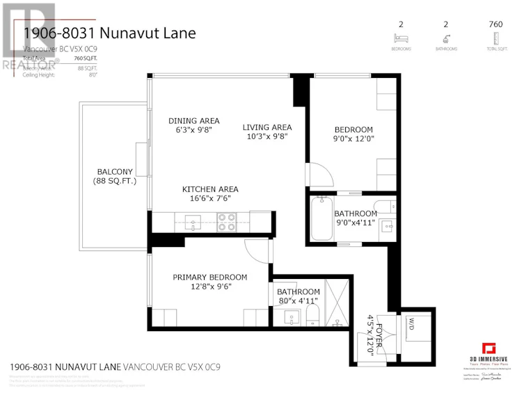 1906-8031 Nunavut Lane, Vancouver, BC, V5X 0C9 - 21