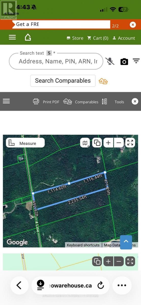 0 4th Line, Blue Mountains, ON, N0H 2E0