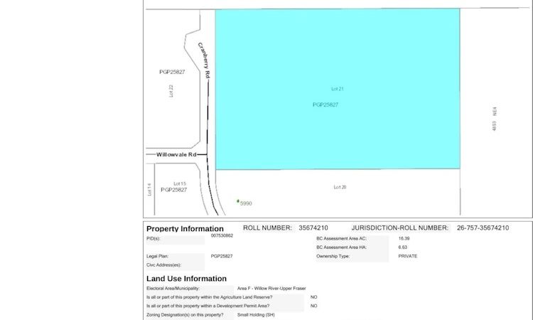 LOT-21 Cranberry Road