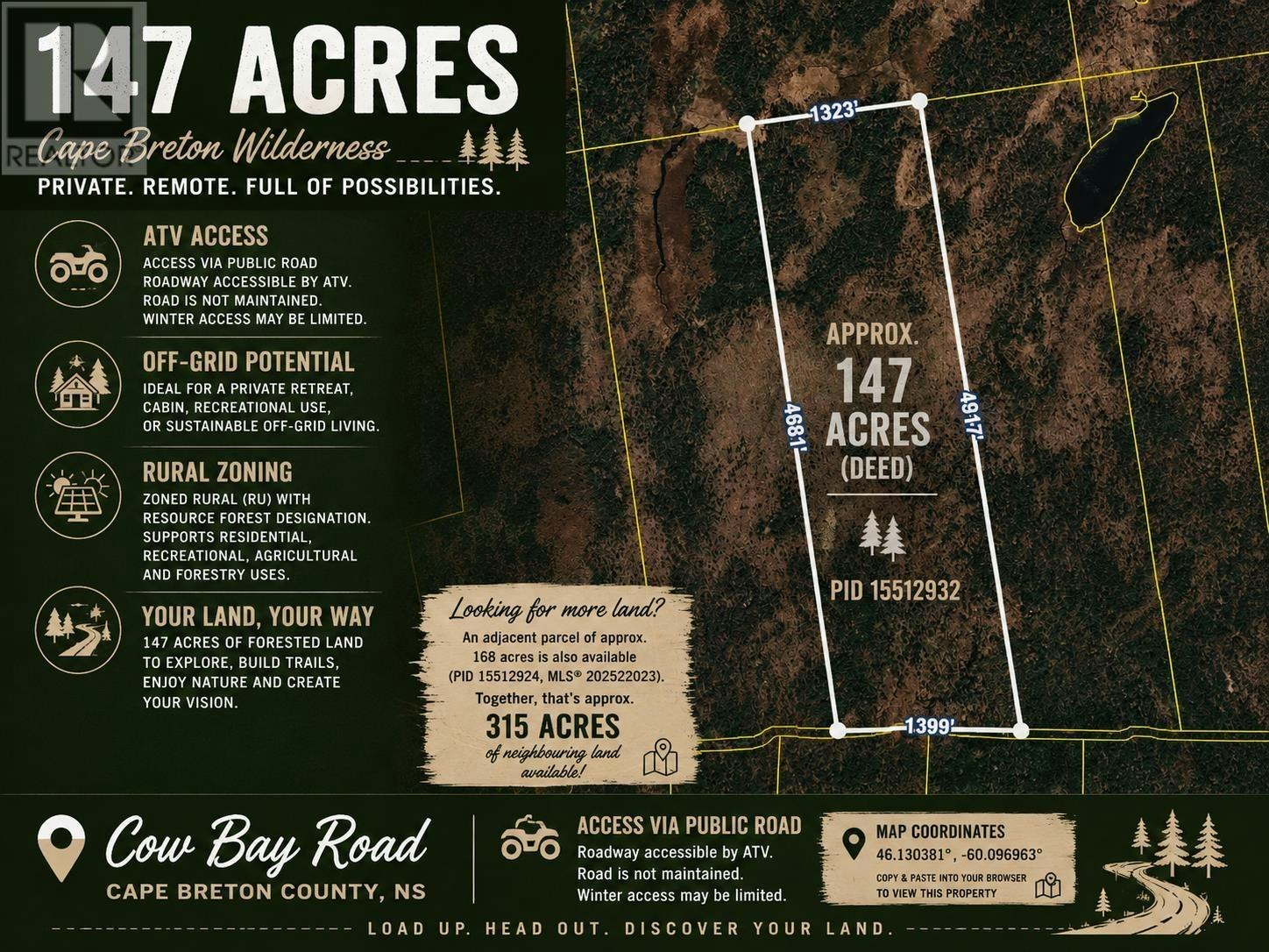 Cow Bay Road, Birch Grove, NS, B1P 5P8