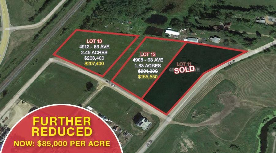 Lot 12-4908 63 Avenue, Ponoka, AB, T4J 1V3