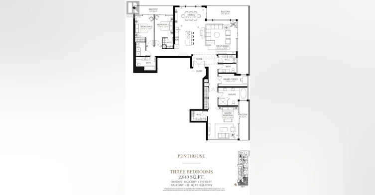 PENTHOUSE 1001-7711 Green Vista Gate, Niagara Falls, ON, L2H 1R1 - 12