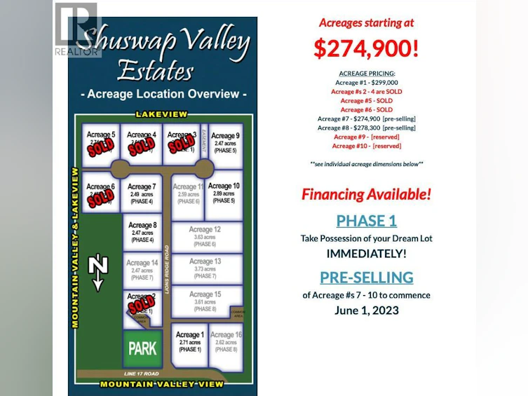 Lot-1 Lions Ridge Road, Celista, BC, V1Y 5J4 - 32