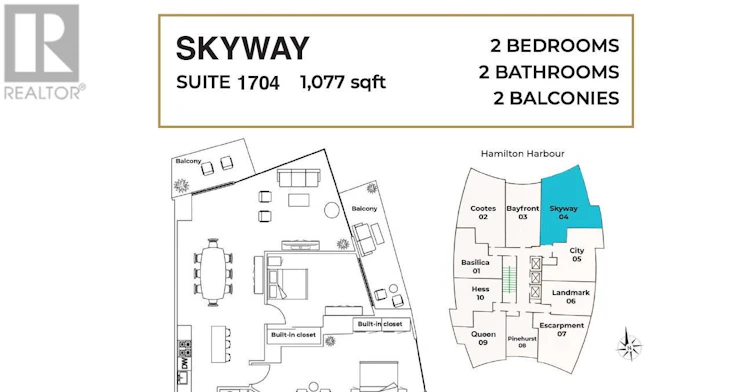 2504-20 George Street, Hamilton, ON, L8P 0C4 - 2