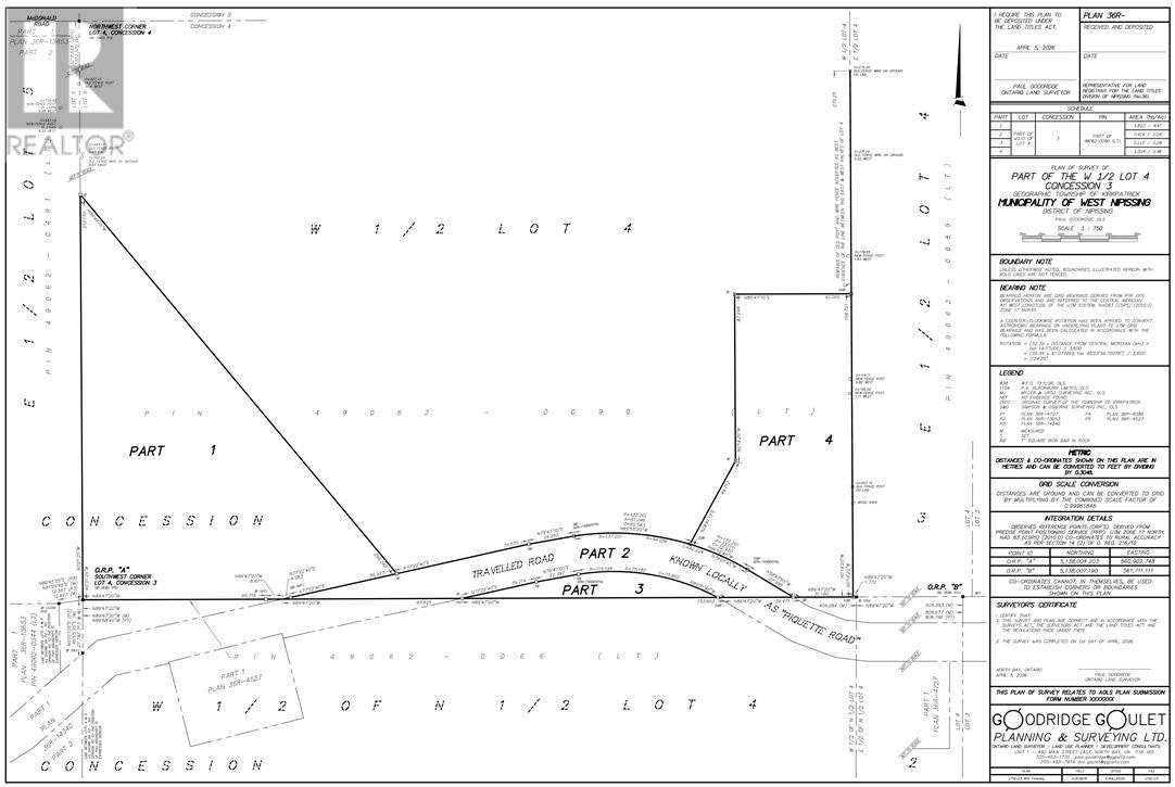 0 Piquette Road, West Nipissing, ON, P0H 2M0