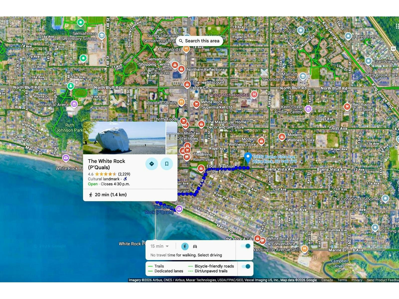 15497 Buena Vista Avenue, Surrey, BC, V4B 1Y9