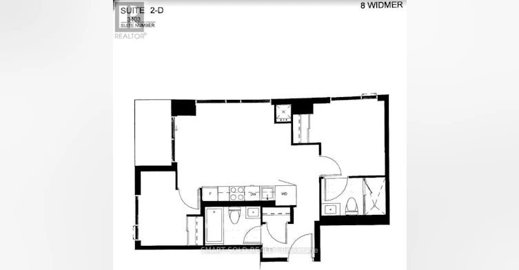 3403-8 Widmer Street, Toronto, ON, M5V 0W6 - 2