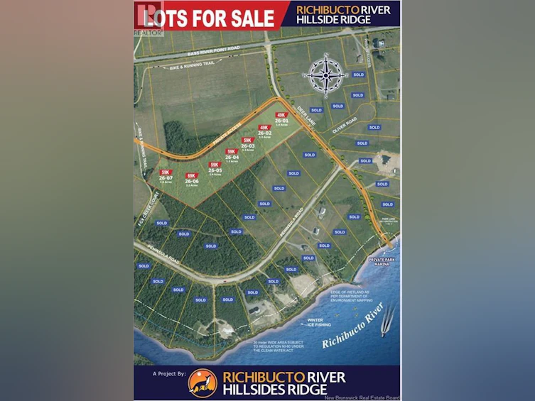 LOT Peninsula Road, Bass River, NB, E4T 0E1