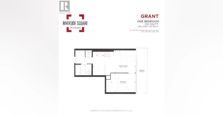 303-25 Baseball Place, Toronto, ON, M4M 0E7 - 6
