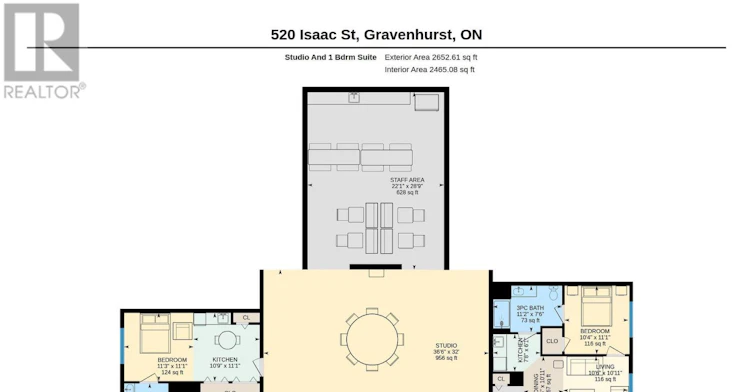 STUDIO SUITE-520 Isaac Street, Gravenhurst, ON, P1P 1G1 - 15