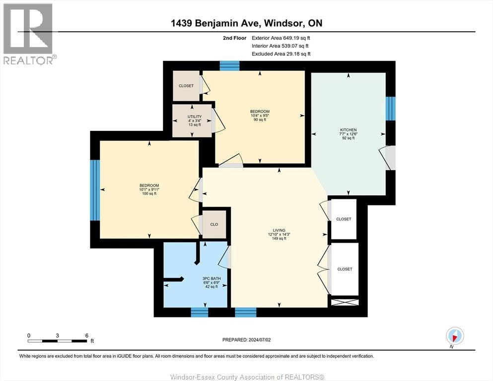 2ND FLOOR-1439 Benjamin Avenue, Windsor, ON, N8X 4N2 - 18