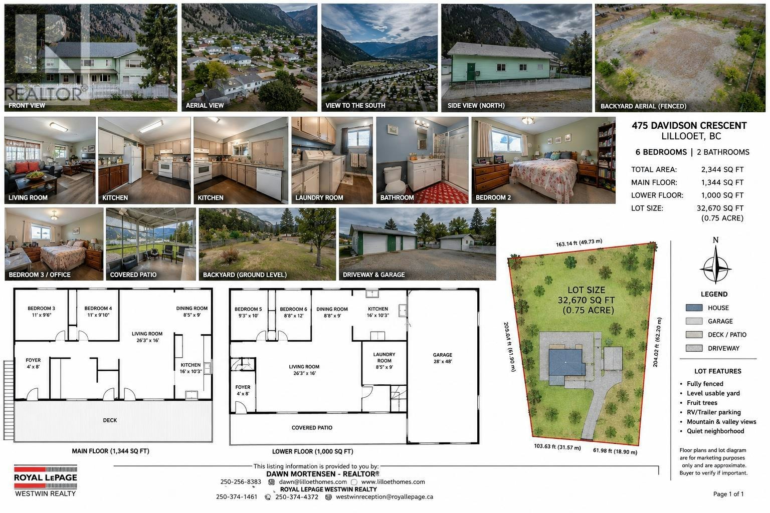 475 Davidson Crescent, Lillooet, BC, V0K 1V0