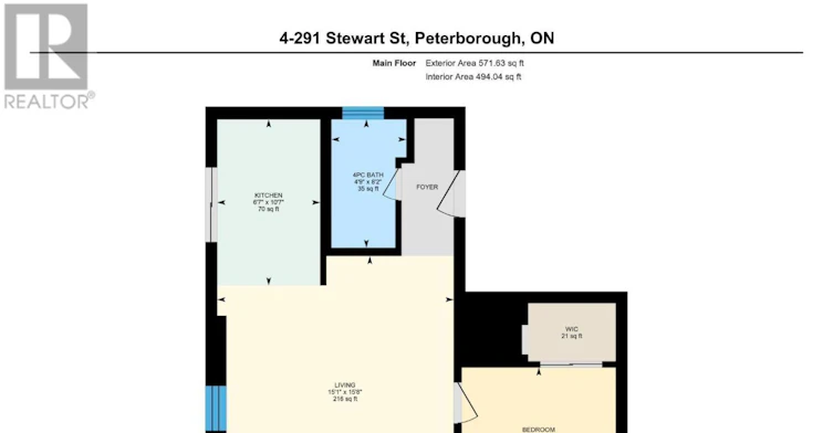 4-291 Stewart Street, Peterborough, ON, K9J 3N2 - 15