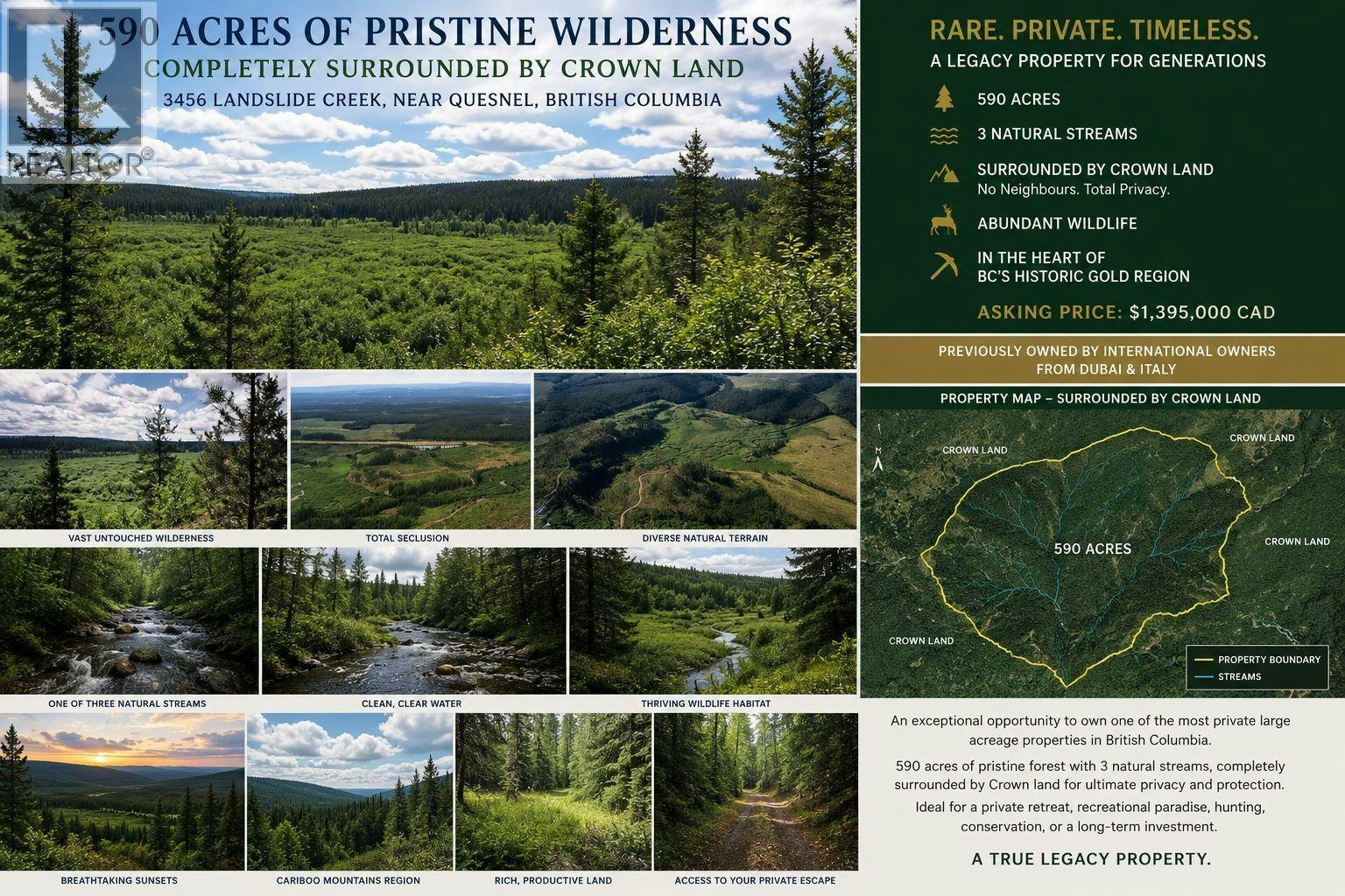 DL-3456 Forestry Road, Quesnel, BC, V2J 3J9