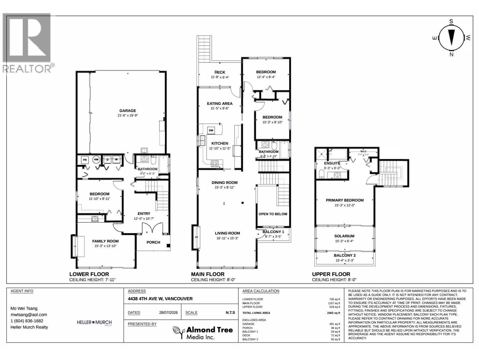 4438 W 4th Avenue, Vancouver, BC, V6R 1R1