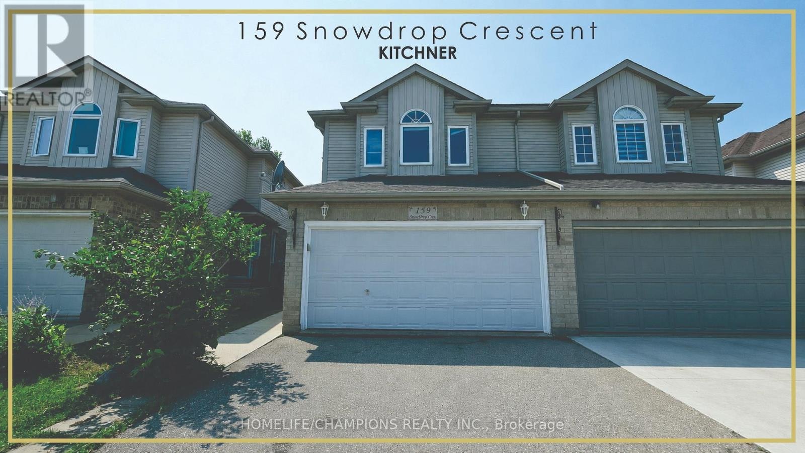 159 Snowdrop Crescent, Kitchener, ON, N2E 4G9