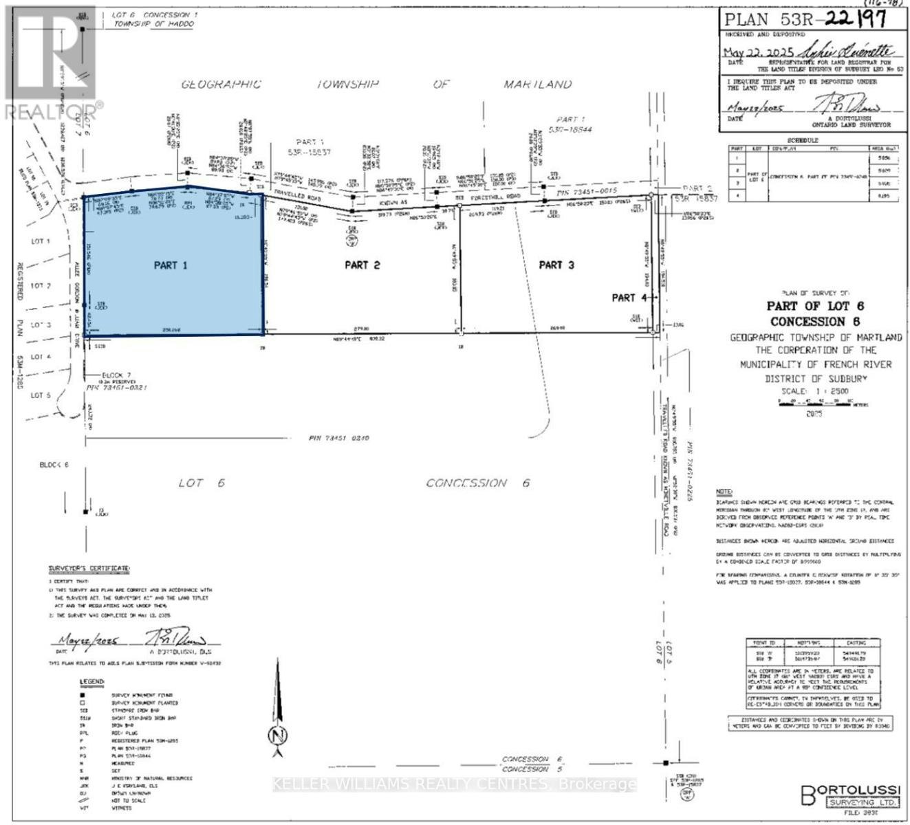 PART 53R-22197-1 477 Plan Monetville Road, French River, ON, P0M 2K0